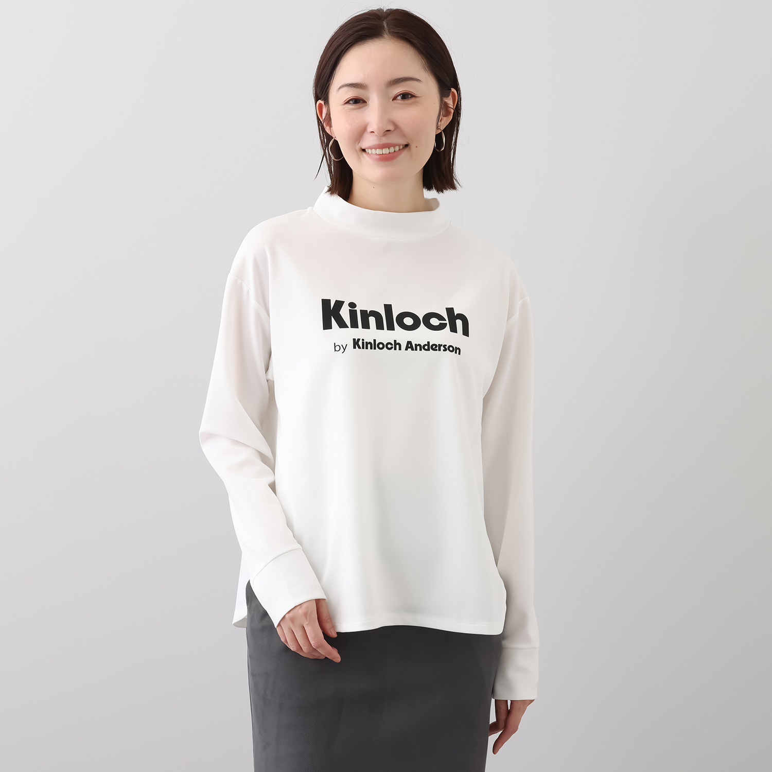 キンロック　バイ キンロックアンダーソン ロゴアクセント ロングＴシャツ 