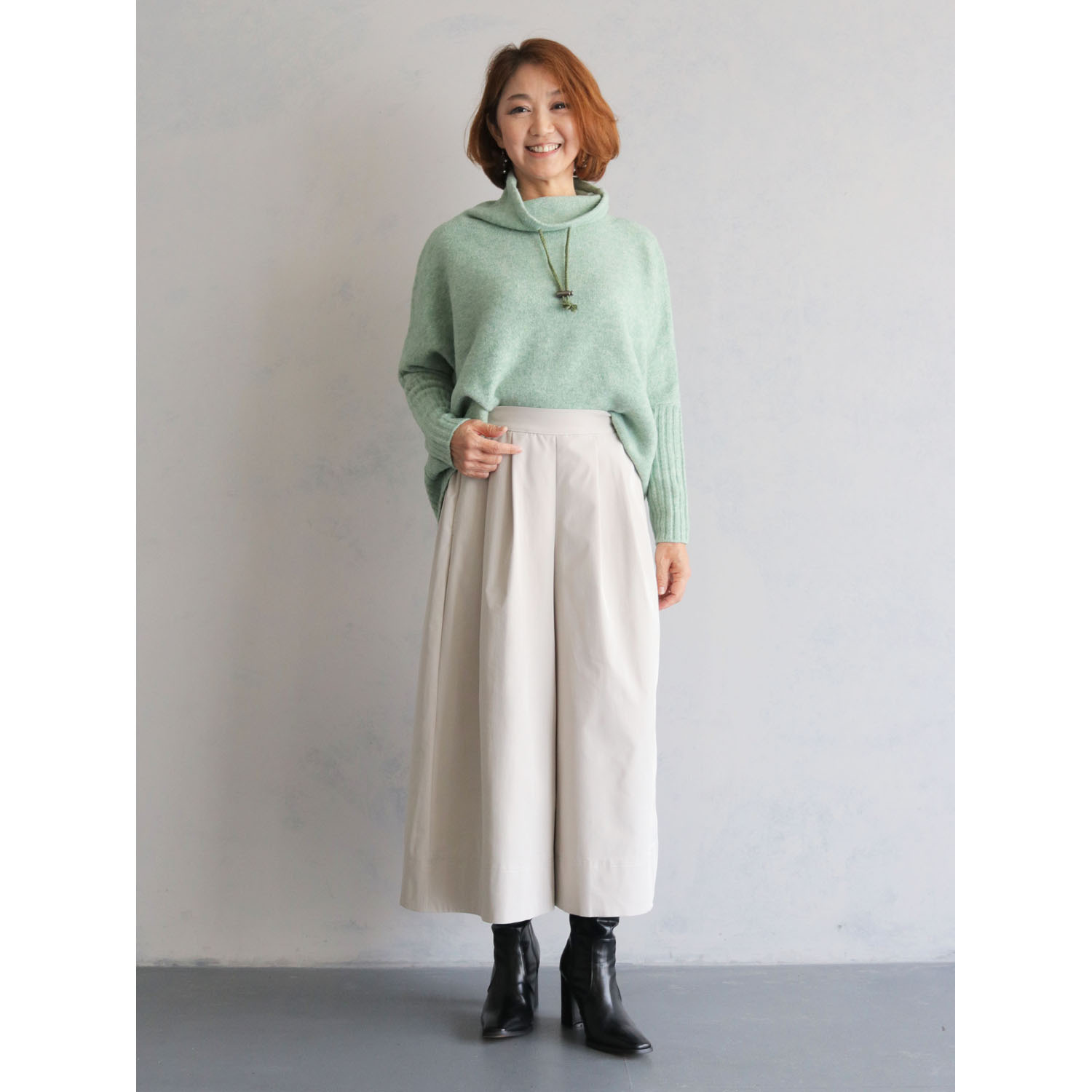アリュメット タフタ スカーチョ