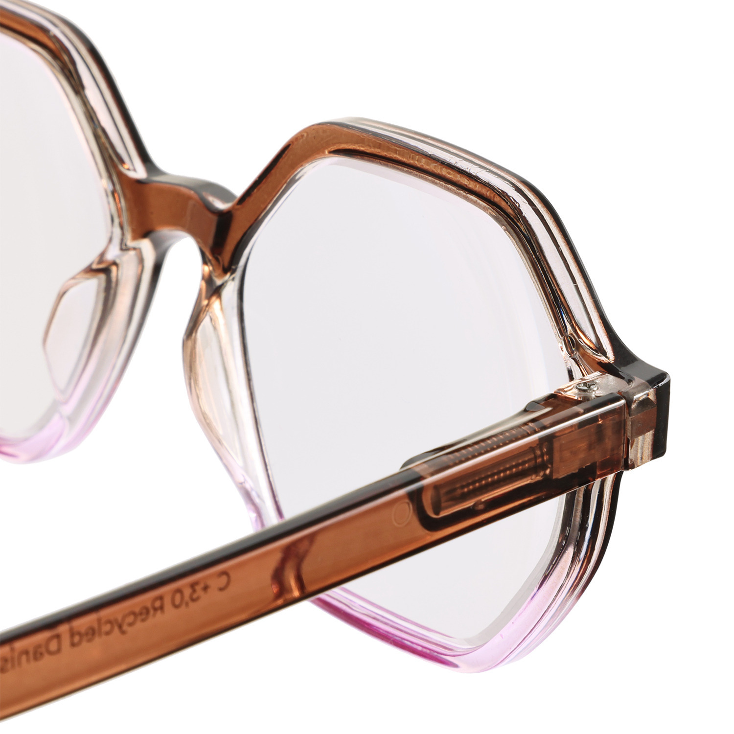 オジェオジェ ＯｊｅＯｊｅ リーディンググラス タイプＣ ＜ヘキサゴンフレーム＞ メガネ拭きセット