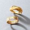 エムイー・ブリランテ 黄金の曲線美 １８Ｋ クロス美リング