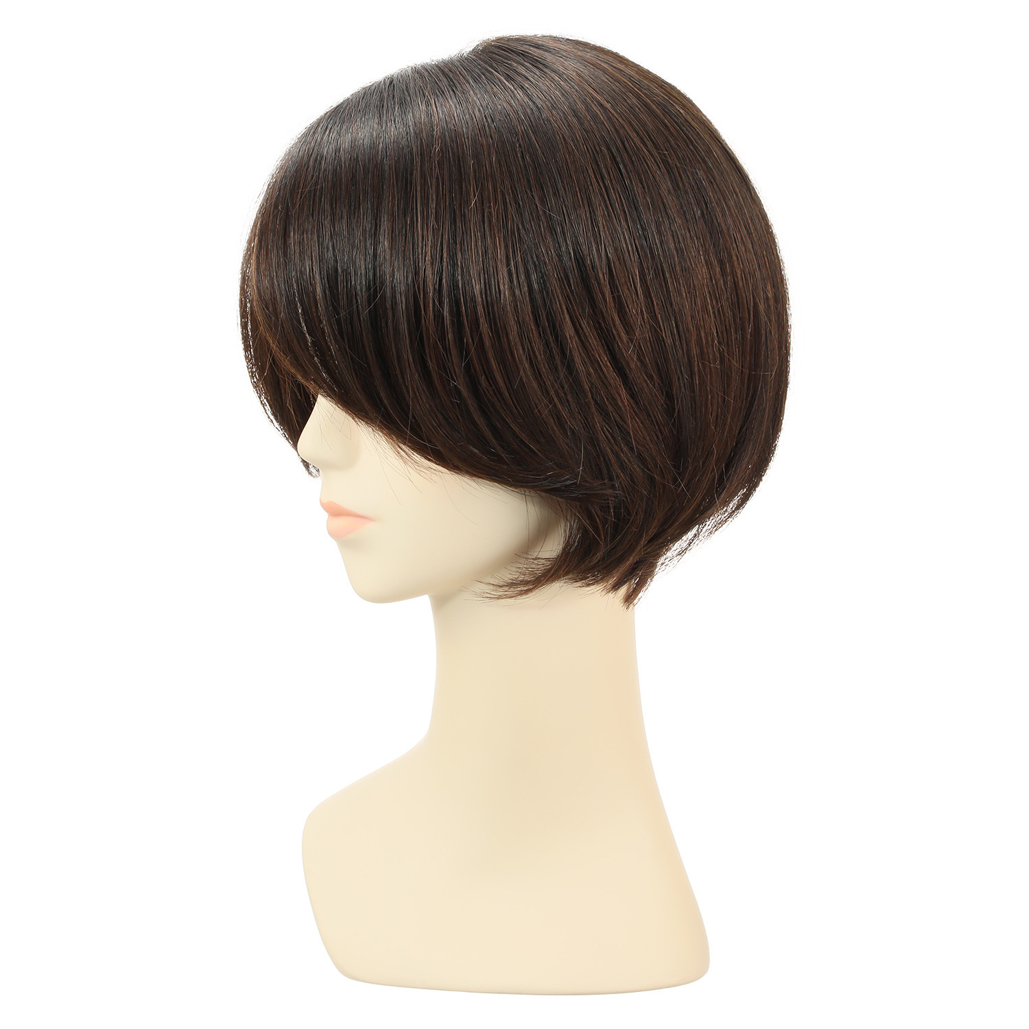 マダムヒロコ フルハンドメイド 高品質フルウィッグ！ ソワショート プレミアム ＜ナチュラルブラウン＞
