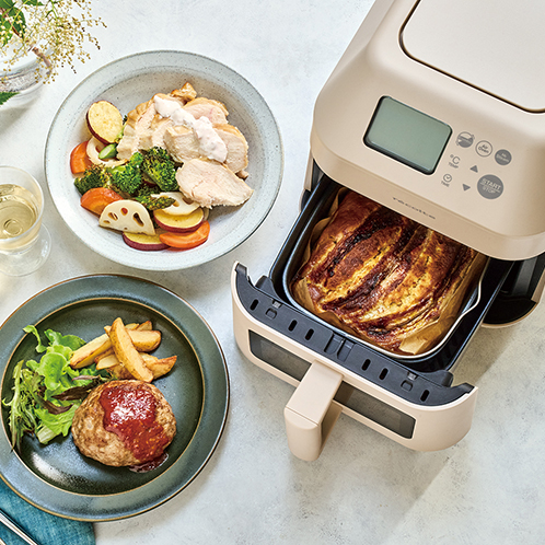 毎日の料理を 美味しく時短に！ レコルト ハイスチーム エアーオーブン＆レシピ 特別セット