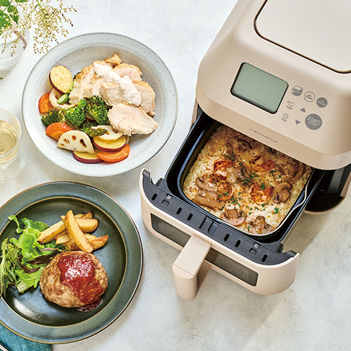 毎日の料理を 美味しく時短に！ レコルト ハイスチーム エアーオーブン＆レシピ 特別セット