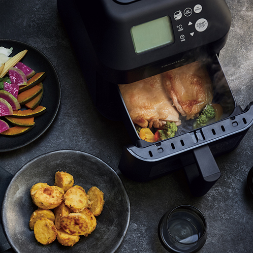 毎日の料理を 美味しく時短に！ レコルト ハイスチーム エアーオーブン＆レシピ 特別セット